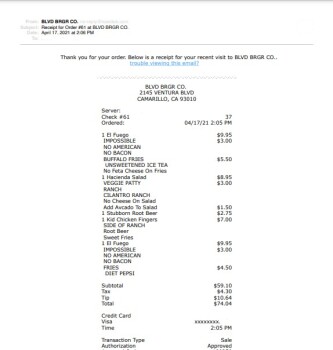 BLVD BRGR, Ventura Boulevard, Camarillo, CA, USA photo #1