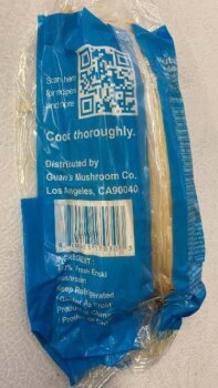 Food Recall Guan’s Enoki Mushroom - recalled due to potential for Listeria monocytogenes Company name: Guan’s Mu... Foto #2