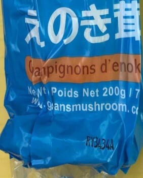 Food Recall Guan’s Enoki Mushroom - recalled due to potential for Listeria monocytogenes Company name: Guan’s Mu... Foto #4