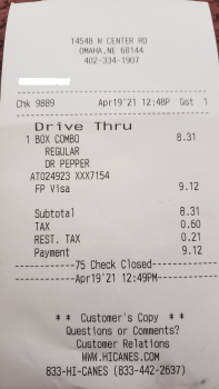 Raising Cane's Chicken Fingers, West Center Road, Omaha, NE, USA photo #1