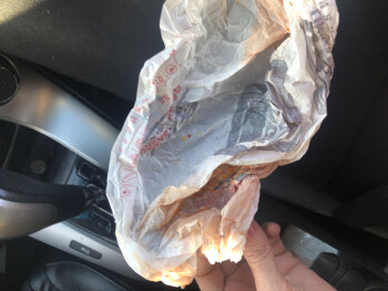Consumer Review - Food Safety Hungry Jack's Burgers Kallangur, Anzac Avenue, Kallangur QLD, Australia Big brekky wrap meal Just my... photo #3
