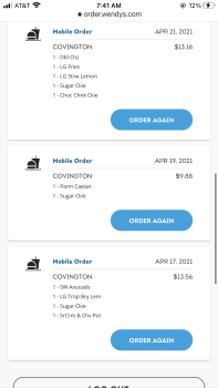 Reseña del consumidor - Seguridad alimentaria Wendy's, Covington, TN, USA Eating chicken breast salads I ate a chicken breast salad every day for... foto #3