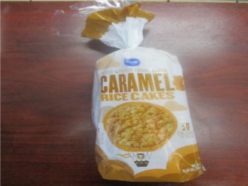 نذكر الطعام Kroger and Stop & Shop Caramel Rice Cakes - recalled due to undeclared milk Company name: Basic Grai... صورة فوتوغرافية #1