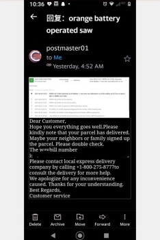 I have not received the product photo #1