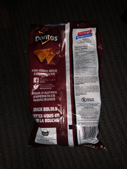 Consumer Review - Food Safety Doritos, Bertha's corner store, Moose Factory, ON, Canada 5 mins ago, Our corner store. He was eatin... photo #2