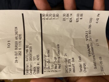 In-N-Out Burger, 1075 Interstate 20 West, Arlington, TX 76017, USA photo #1