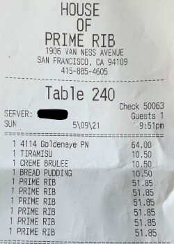 House of Prime Rib, Van Ness Avenue, San Francisco, CA, USA photo #1