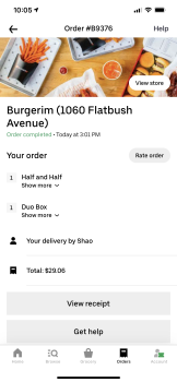 Consumer Review - Food Safety Burgerim, Flatbush Avenue, Brooklyn, NY, USA Half and Half, Duo Box photo #2