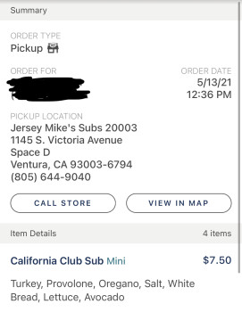 Jersey Mike's Subs, South Victoria Avenue, Ventura, CA, USA photo #2