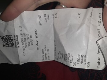 Five Guys, Birmingham-Shuttlesworth International Airport (BHM), Messer Airport Highway, Birmingham, AL, USA photo #1