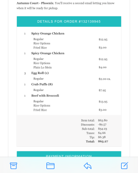 Autumn Court Chinese Restaurant, East Indian School Road, Phoenix, AZ, USA photo #1