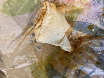 Consumer Review - Food Safety Taco Bell, 7719 North Southtown Crossing, Fort Wayne, IN 46816, United States I ate a bean barrito t... photo #2