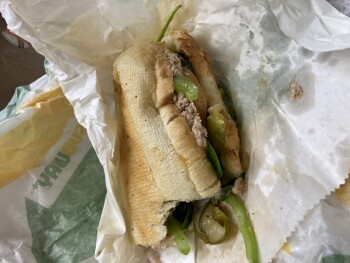 Consumer Review - Food Safety Subway, E I-10 Service Rd, Slidell, LA 70458, USA 6in tuna sandwich  I picked up the sandwich for lu... photo #2