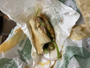 Consumer Review - Food Safety Subway, E I-10 Service Rd, Slidell, LA 70458, USA 6in tuna sandwich  I picked up the sandwich for lu... photo #3