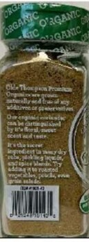 Food Recall Olde Thompson, Sun Harvest Organic Ground Coriander - recalled due to Salmonella Company name: Olde... photo #3