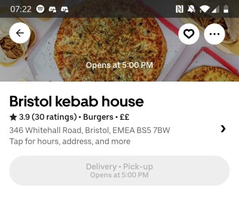 Consumer Review - Food Safety Bristol Grill Kebab House, Whitehall Road, Whitehall, Bristol, UK Either a samosa or a kebab wrap fr... photo #1