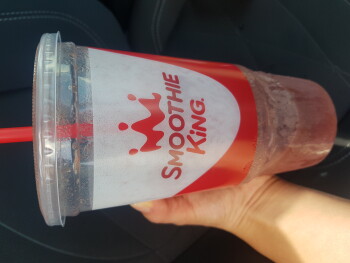Reseña del consumidor - Seguridad alimentaria Smoothie King, Hollister Street, Houston, TX, USA I ordered a medium Strawberry X treme smoothie wit... foto #2