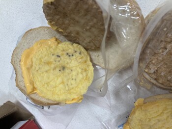 消费者评论 - 食品安全 Jimmy Dean Croissant egg and sausage, Albuquerque, NM, USA I ate half of a breakfast sandwich, reali... 照片 #2