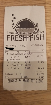 Verbraucherbewertung – Lebensmittelsicherheit Zaterdagmarkt CityplazaFarmers Market3431 HA NieuwegeinNetherlands, Vishandel Bram van Diermen, Zwan... Foto #2