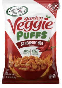 Garden Veggie Puffs - Screamin’ Hot, Big Lots, North Main Street, Barnegat Township, NJ, USA photo #1