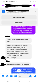 Consumer Review - Food Safety Pickle-Barrell Subs, 3330 Asbury Rd, Dubuque, IA 52002, USA I ordered subs from there on Tuesday Jun... photo #2