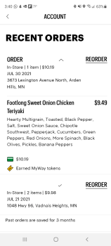 Subway, 3673 Lexington Avenue North, Arden Hills, MN, USA photo #1