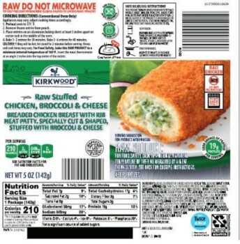 Food Recall Frozen Raw Breaded Stuffed Chicken Products - recalled due to possible Salmonella The FSIS announced... photo #4