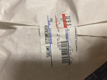 Avaliação do consumidor - Segurança alimentar Sausage, Europa Gourmet, 1422 S Federal Hwy, Hollywood, FL 33020, USA Today, Sausage,  3 got sick. 1... foto #1