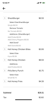 Consumer Review - Food Safety Shake Shack, Austin Street, Queens, NY, USA Today,  Undercooked burger I have picture of it  I broug... photo #1