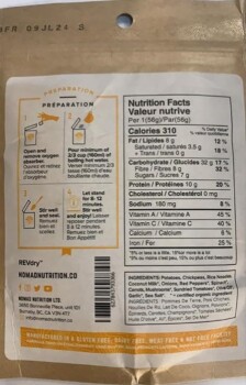 Food Recall Nomad Nutrition Kathmandu Curry - recalled due to undeclared Allergens The CFIA announced the recall... photo #2