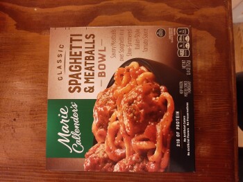 Consumer Review - Food Safety Marie Callender's Spaghetti and Meatballs, Weis supermarkets, Philadelphia, PA, USA Last weds, Proba... photo #2