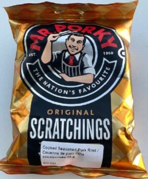 Food Recall Mr. Porky Original Scratchings - recalled due to Salmonella contamination The CFIA announced the rec... photo #1