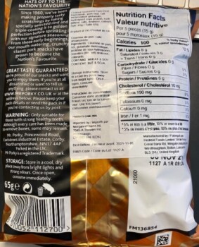 Food Recall Mr. Porky Original Scratchings - recalled due to Salmonella contamination The CFIA announced the rec... photo #2
