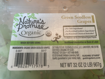 Green Seedless Grapes, GIANT Food Stores, Edgmont Avenue, Brookhaven, PA, USA foto #1