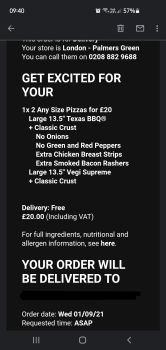 Domino's Pizza Palmers Green, Green Lanes, London, UK photo #1