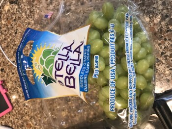 Green seedless grapes, Giant Food, Fairfax, VA, USA Foto #1