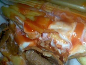 Verbraucherbewertung – Lebensmittelsicherheit Big Chef Longton, Uttoxeter Road, Longton, Stoke-on-Trent, UK Food had mayonnaise under the ketchup,... Foto #2