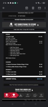 Avis du consommateur - Sécurité alimentaire Domino's Pizza, Tarcoola Avenue, Mooloolaba QLD, Australia Just I who got sick, symptoms started aft... photo #3