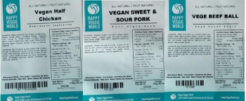 Rappel d'aliments Vegan and vegetarian products - recalled due to undeclared egg The CFIA announced the recall of cert... photo #6