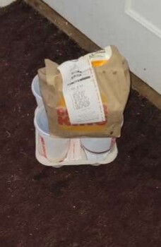 Consumer Review - Food Safety Burger King, South 17th Street, Lincoln, NE, USA Food delivered by doordash from there 2 of us got s... photo #1