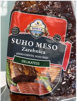 نذكر الطعام Bosna Smoked Roast Beef - recalled due to Listeria monocytogenes The FSAI announced the recall of a... صورة فوتوغرافية #1