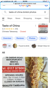 Taste of China, Queen's Road, Bishopsworth, Bristol, UK 照片 #1