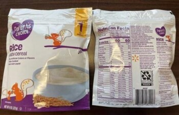 食品召回 Parent's Choice Rice Baby Cereal - recalled due to above the guidance arsenic Maple Island Inc. has... 照片 #1
