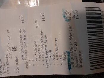 Avis du consommateur - Sécurité alimentaire French fries 🍟, Sheetz, East King Street, Littlestown, PA, USA French fries With in 1 hr , maybe a... photo #3