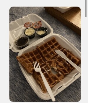 Consumer Review - Food Safety Waffle Kitchen, East Avenue S, Palmdale, CA, USA I ordered the whole Belgian waffle breakfast and th... photo #1