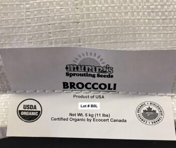 نذكر الطعام Mumm's Sprouting Seeds Broccoli - recalled due to Salmonella The CFIA announced the recall of Mumm's... صورة فوتوغرافية #2