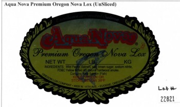 食品召回 Wild Cold Smoked Keta Salmon Lox products - recalled due to listeria Oregon Lox Company of Eugene, O... 照片 #6