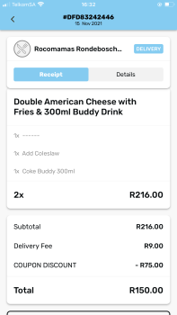 Consumer Review - Food Safety RocoMamas Rondebosch, Main Road, Rondebosch, Cape Town, South Africa From yesterday around 10 pm til... photo #1