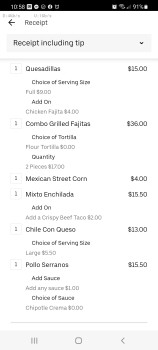 Consumer Review - Food Safety Serranos Cocina y Cantina - Mopac, U.S. 290, Austin, TX, USA Last three days,  I think, a food order... photo #2