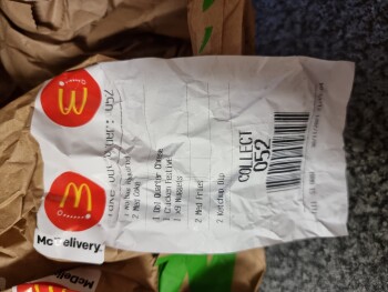 Avis du consommateur - Sécurité alimentaire McDonald's Skewen, Skewen, Neath, UK Last night,  2 of us got sick one the morning after and one the... photo #2